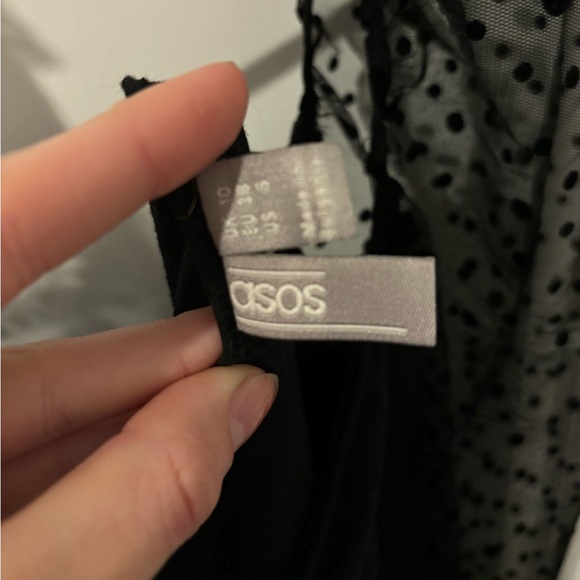 ASOS chiffon style sleeve bodysuit - Picture 5 of 6